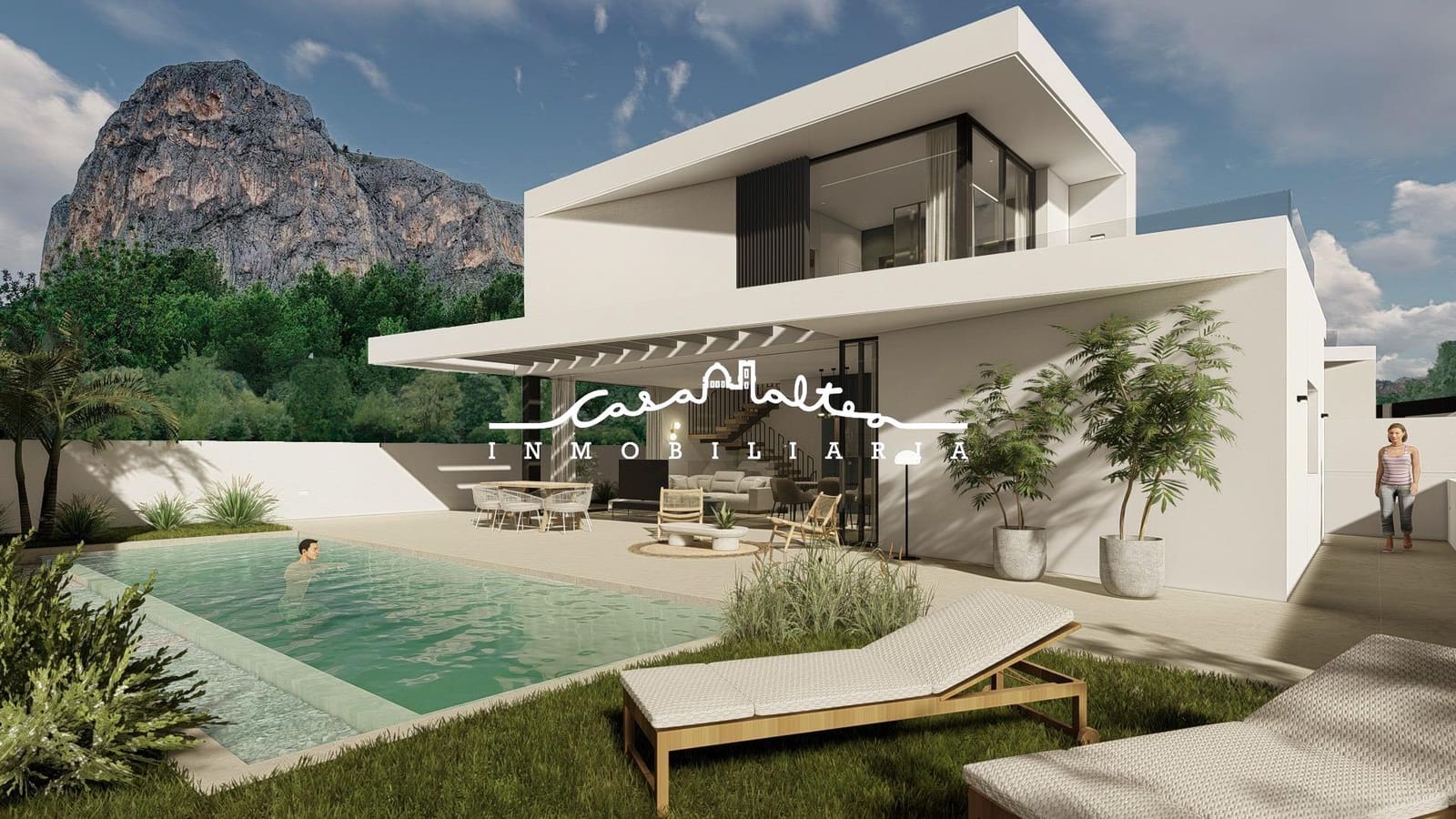 3 bedroom Villa for sale in Polop with pool garage - € 650,000 (Ref: 8090355)