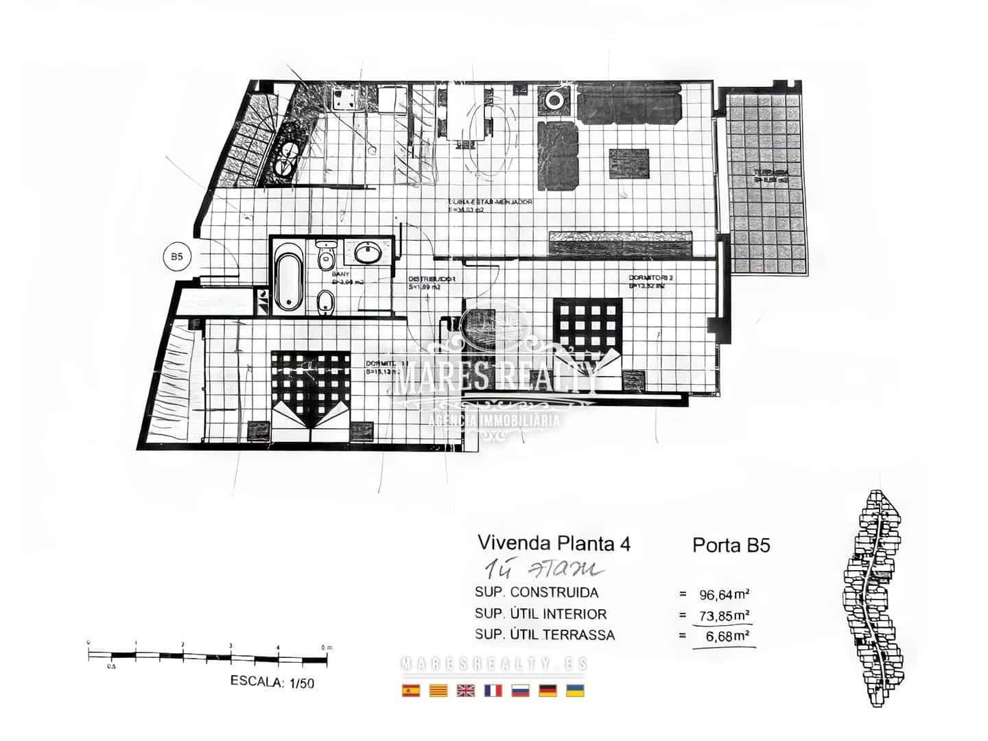 3 soveværelse Lejlighed til salg i Lloret de Mar med swimmingpool - € 320.000 (Ref: 8786077)