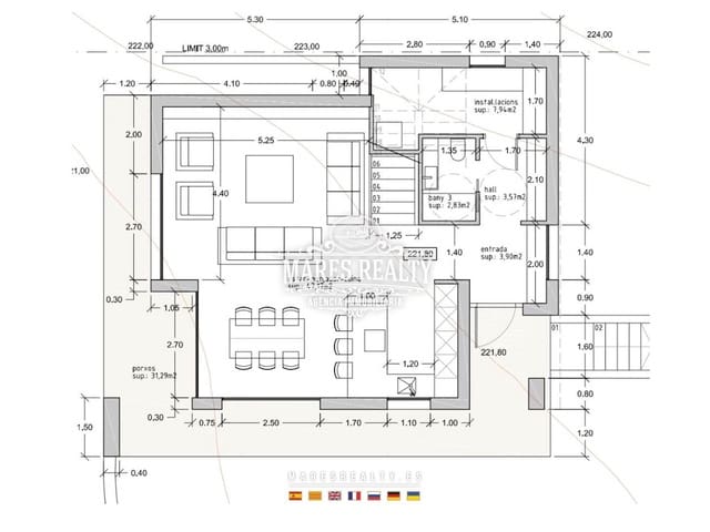 3 chambre Villa/Maison à vendre à Roca Grossa, Lloret de Mar avec piscine garage - 480 000 € (Ref: 8834120)