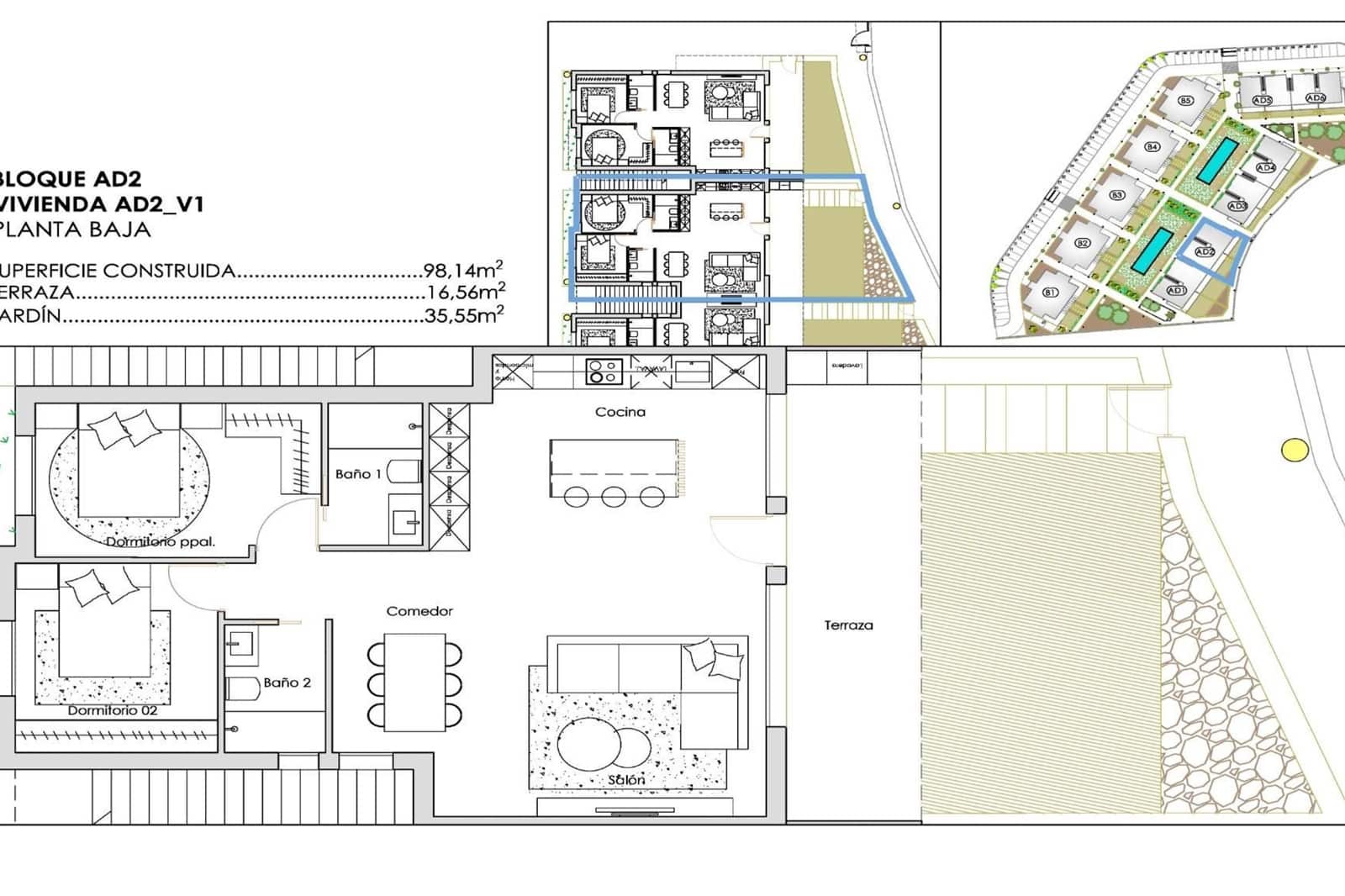 2 chambre Appartement à vendre à Torre-Pacheco avec piscine - 334 900 € (Ref: 10039432)