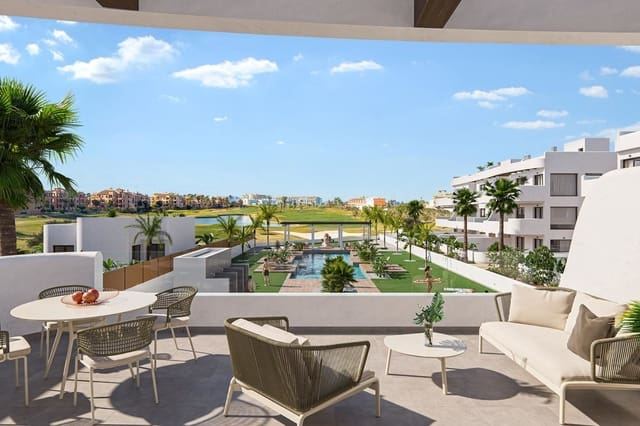 3 slaapkamer Appartement te koop in Las Lomas de Rame - Bahía Bella, Los Alcázares met zwembad - € 389.900 (Ref: 10048422)