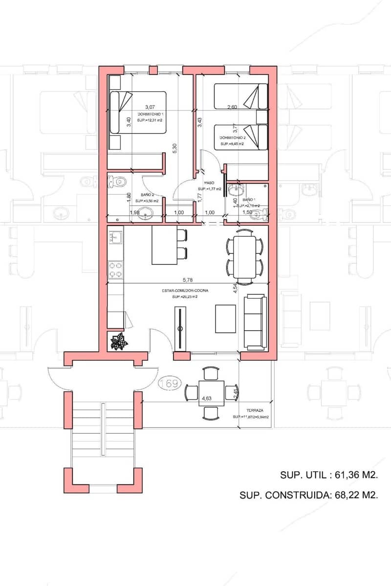 2 quarto Apartamento para venda em La Pinilla com piscina - 182 750 € (Ref: 10054405)