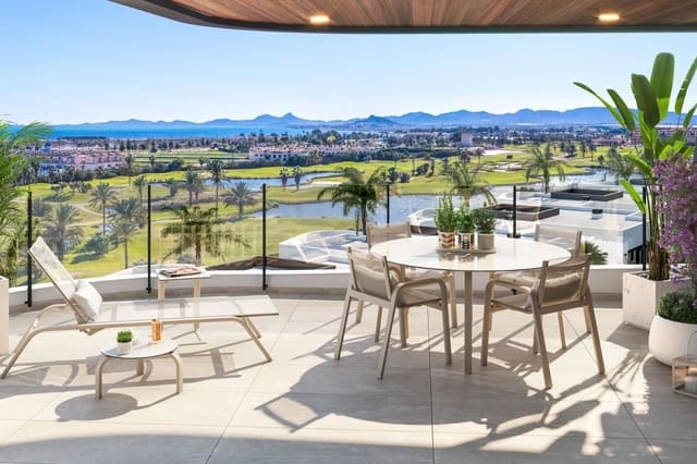 3 quarto Apartamento para venda em Las Lomas de Rame - Bahía Bella, Los Alcázares com piscina - 379 000 € (Ref: 10073312)
