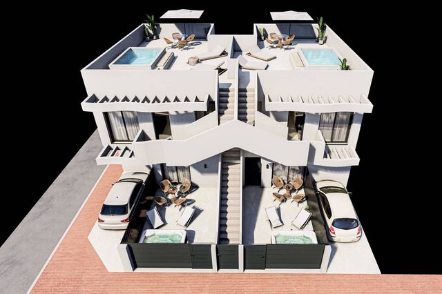 2 makuuhuone Omakotitalo myytävänä paikassa Lo Pagan, San Pedro del Pinatar mukana 
autotalli - 279 950 € (Ref: 10113447)