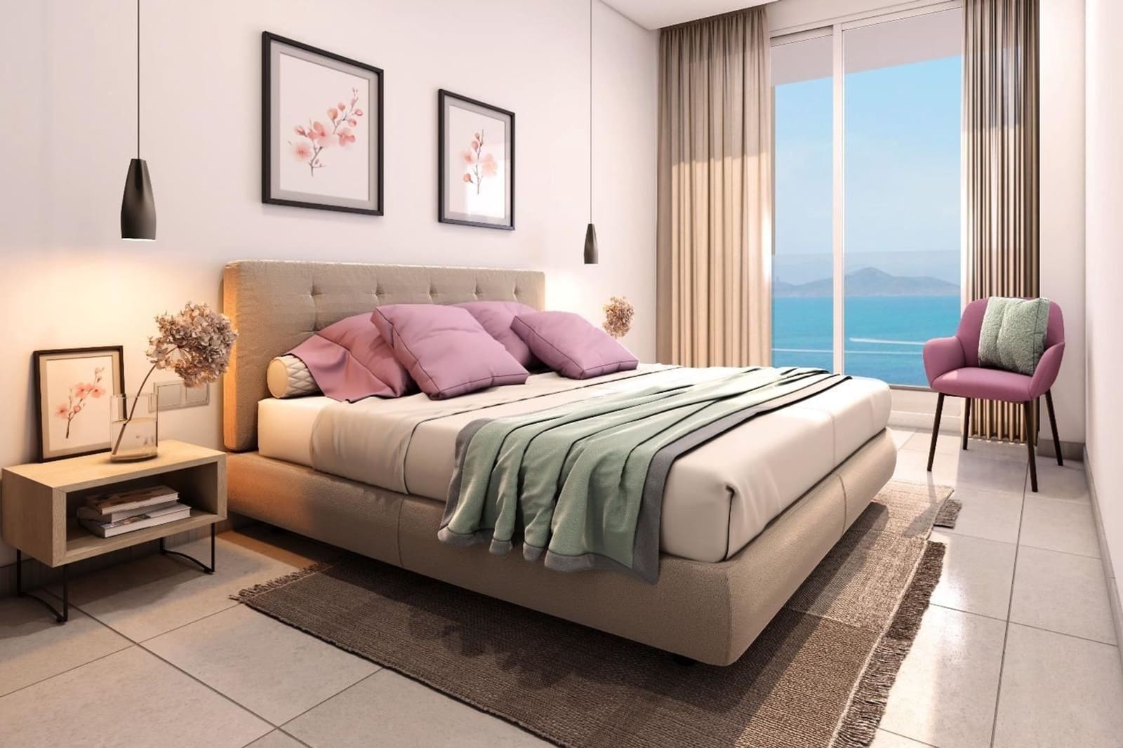 Apartamento de 2 habitaciones en La Manga del Mar Menor en venta con piscina garaje - 263.000 € (Ref: 10120830)