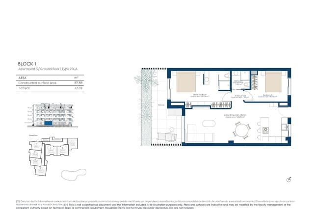 2 camera da letto Appartamento in vendita in El Valle Golf Resort, Murcia città con piscina garage - 299.000 € (Rif: 10130544)