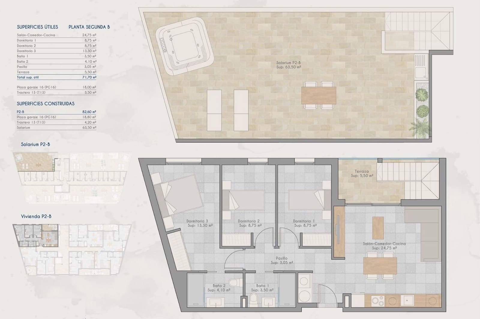 3 camera da letto Appartamento in vendita in Lo Pagan con piscina garage - 345.000 € (Rif: 10141389)