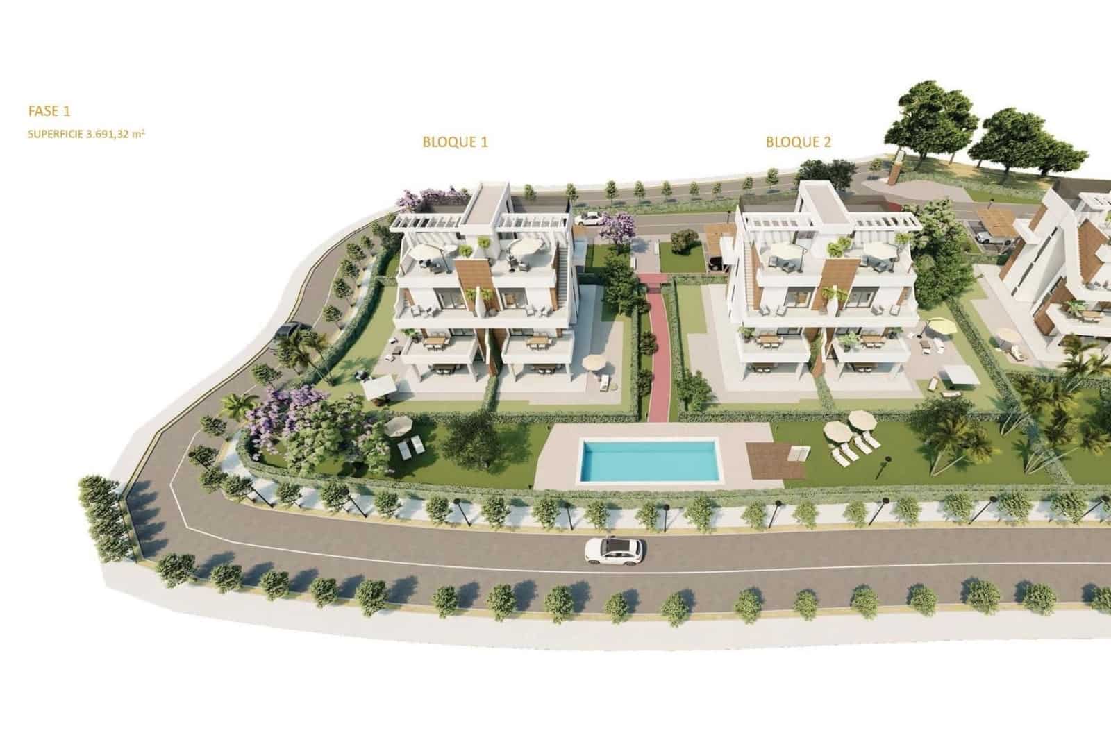 2 chambre Appartement à vendre à Hacienda del Alamo avec piscine garage - 234 900 € (Ref: 10147418)