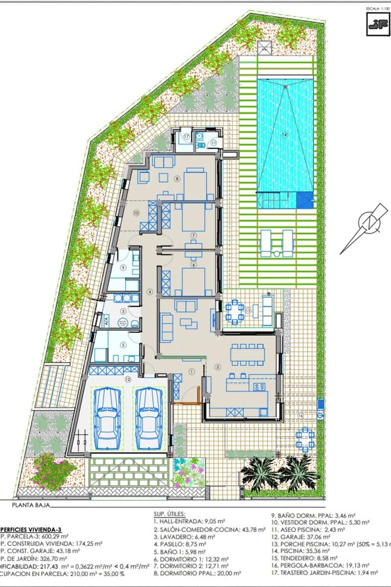Chalet de 3 habitaciones en San Javier en venta con piscina - 1.150.000 € (Ref: 7335021)
