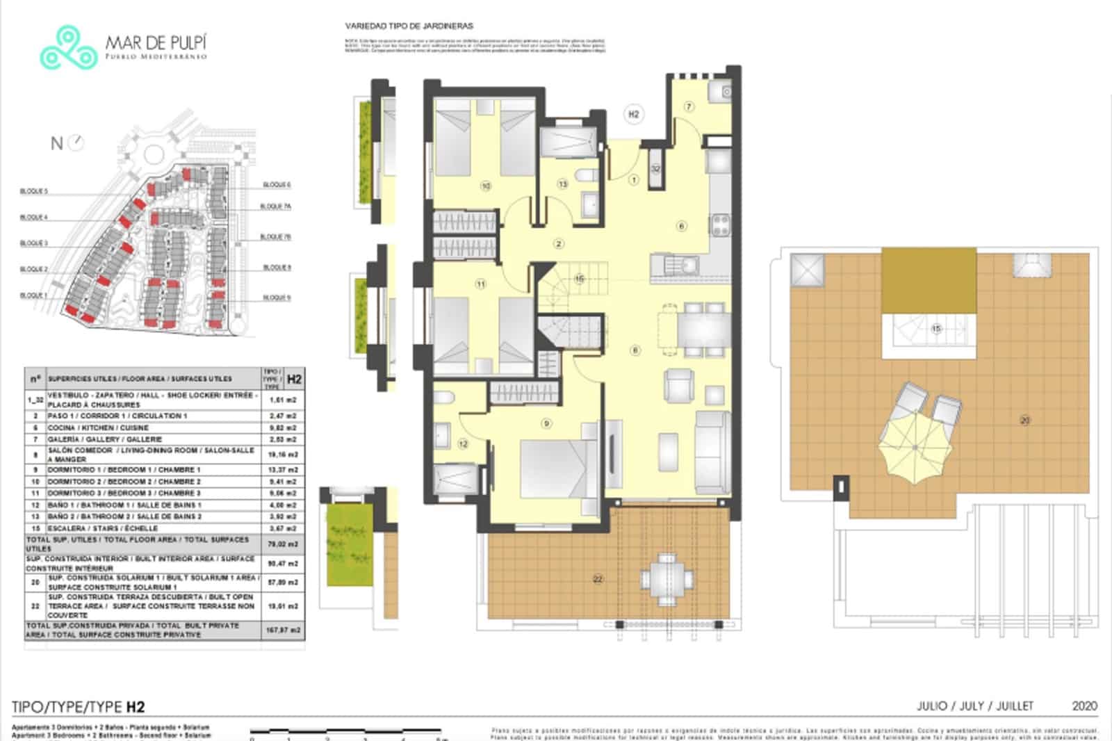 3 chambre Appartement à vendre à Pulpi avec piscine - 228 000 € (Ref: 7335074)