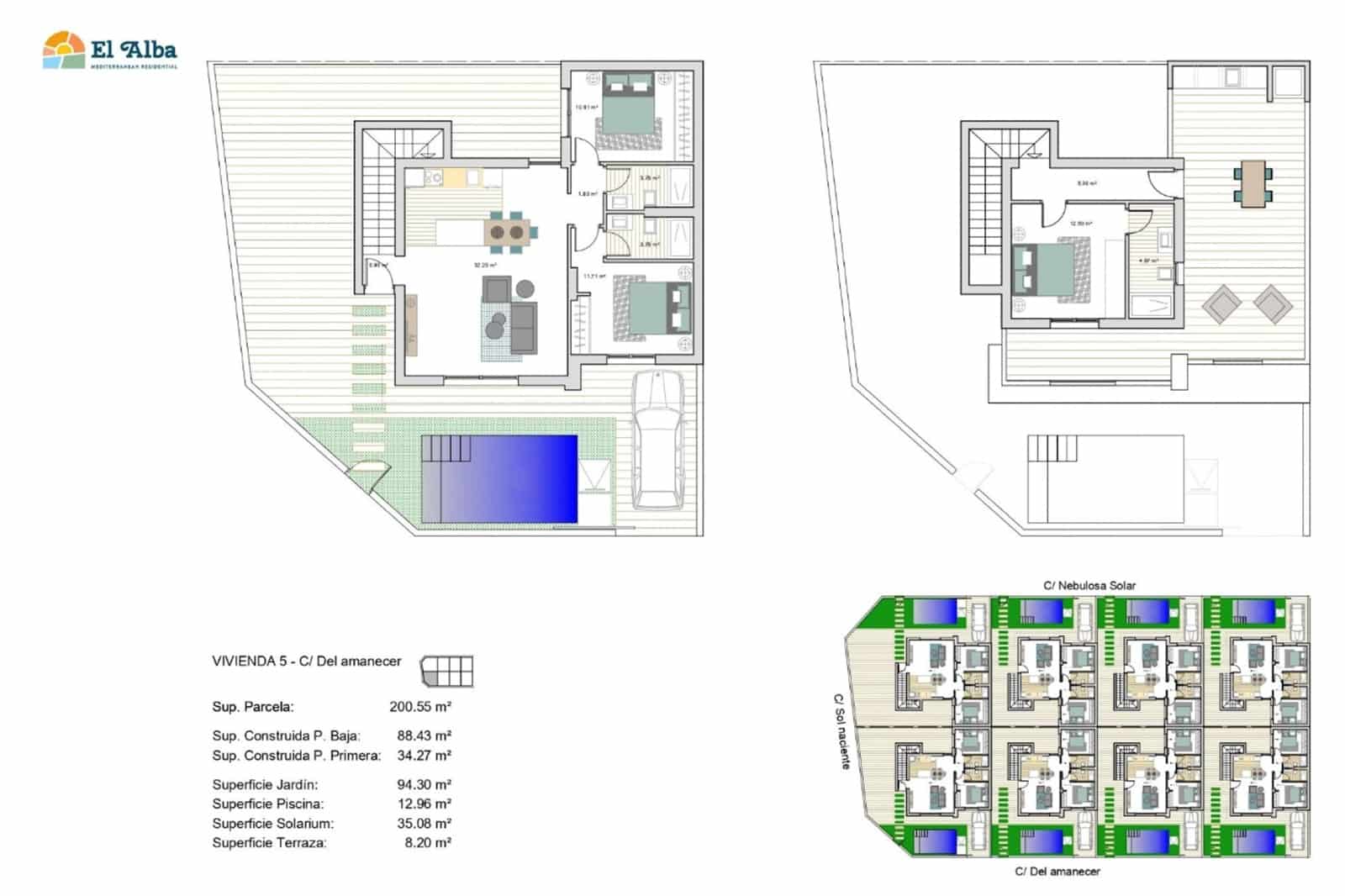 2 chambre Maison de Ville à vendre à Roldan avec piscine - 261 500 € (Ref: 7470481)
