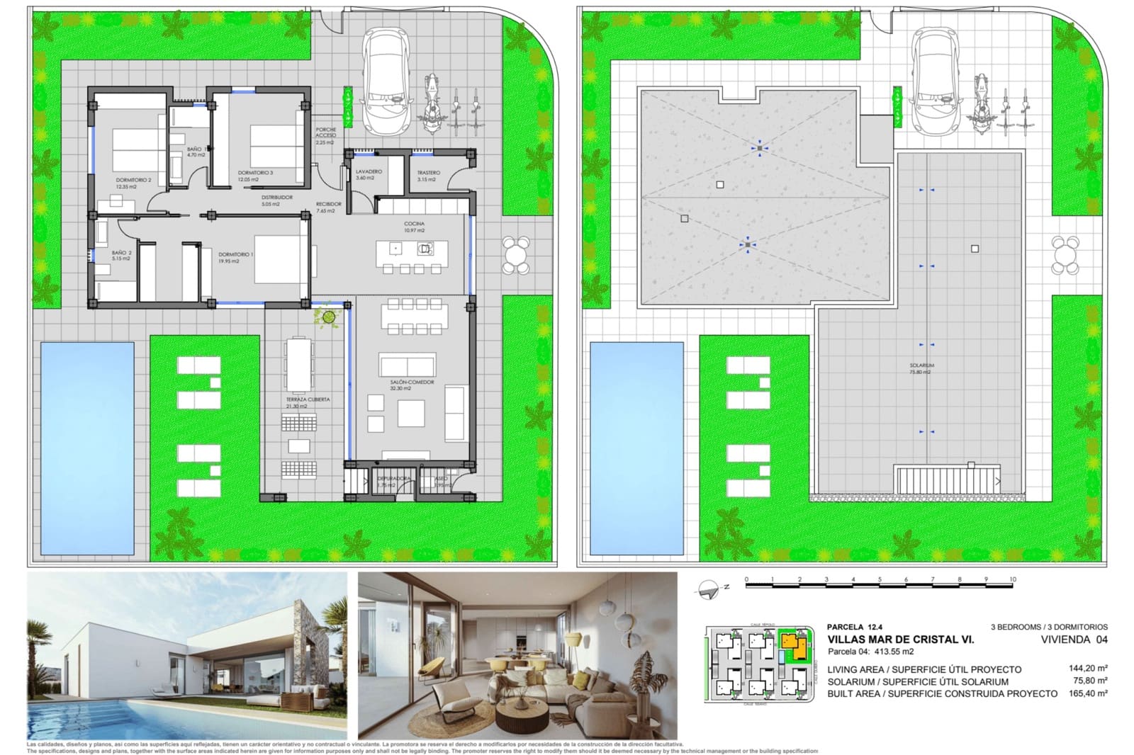 3 soverom Villa til salgs i Mar de Cristal med svømmebasseng - € 495 000 (Ref: 7498615)
