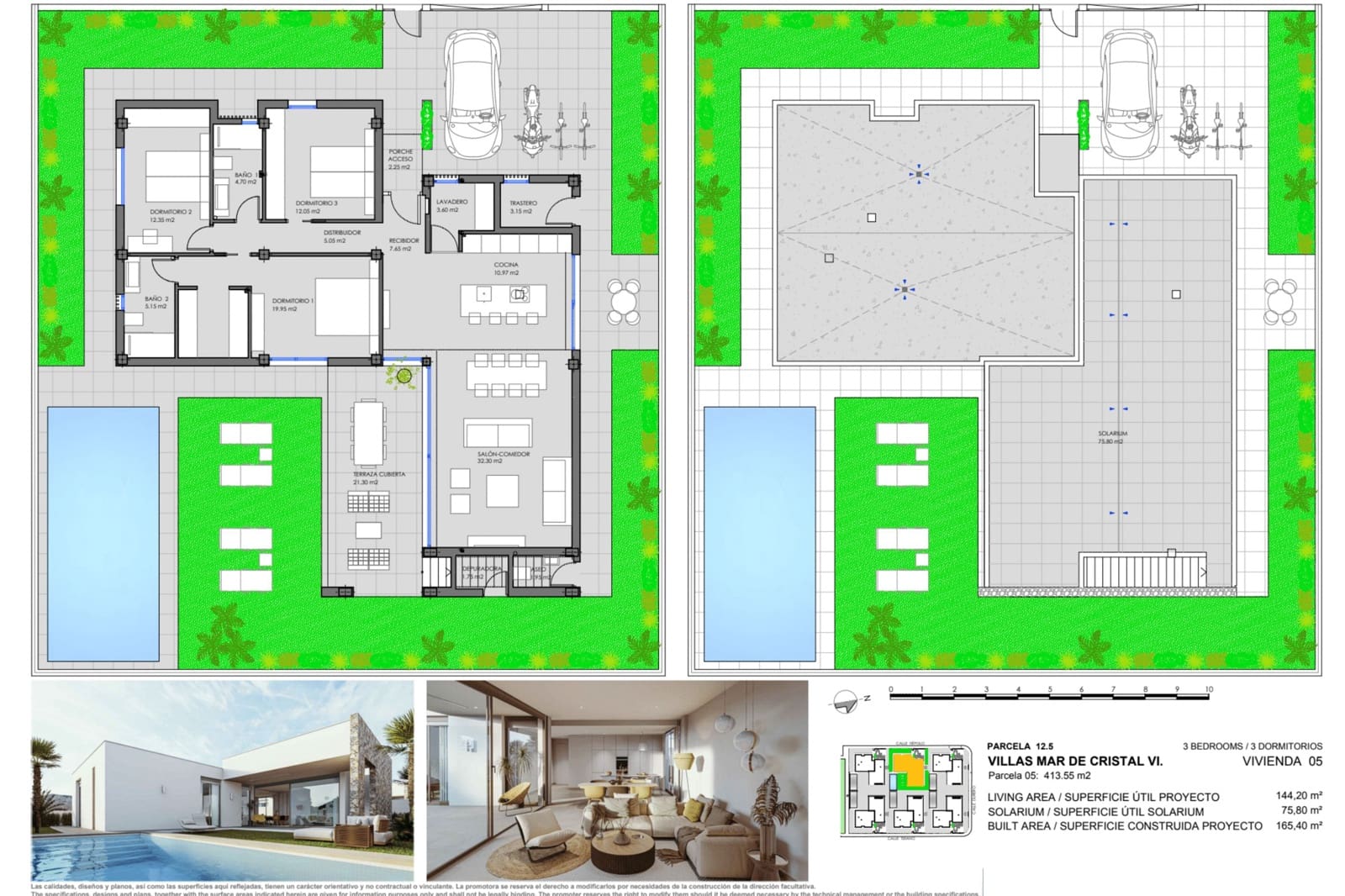 3 soverom Villa til salgs i Mar de Cristal med svømmebasseng - € 495 000 (Ref: 7498615)