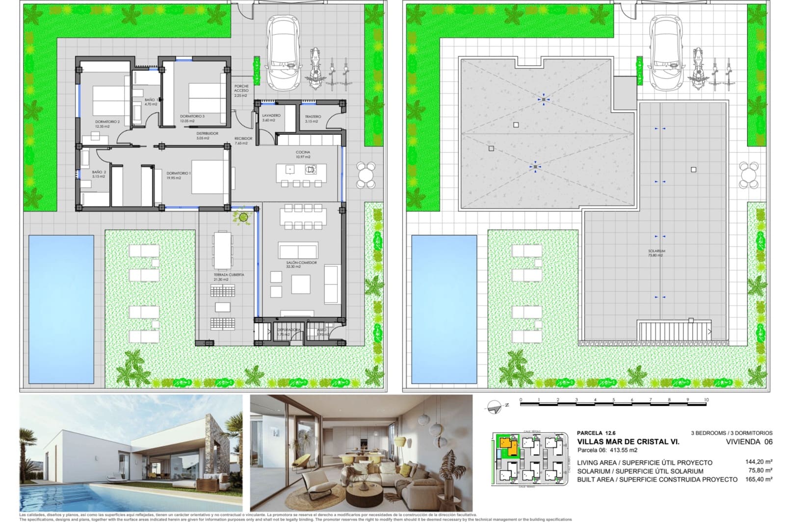 3 soverom Villa til salgs i Mar de Cristal med svømmebasseng - € 495 000 (Ref: 7498615)