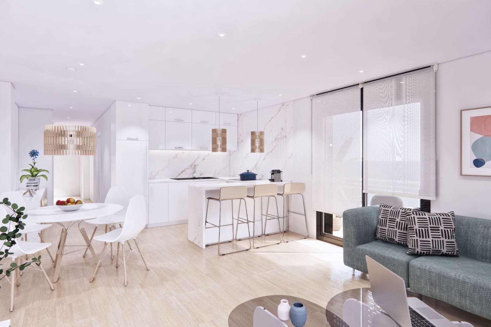 2 chambre Appartement à vendre à Los Narejos avec piscine - 259 000 € (Ref: 7508286)