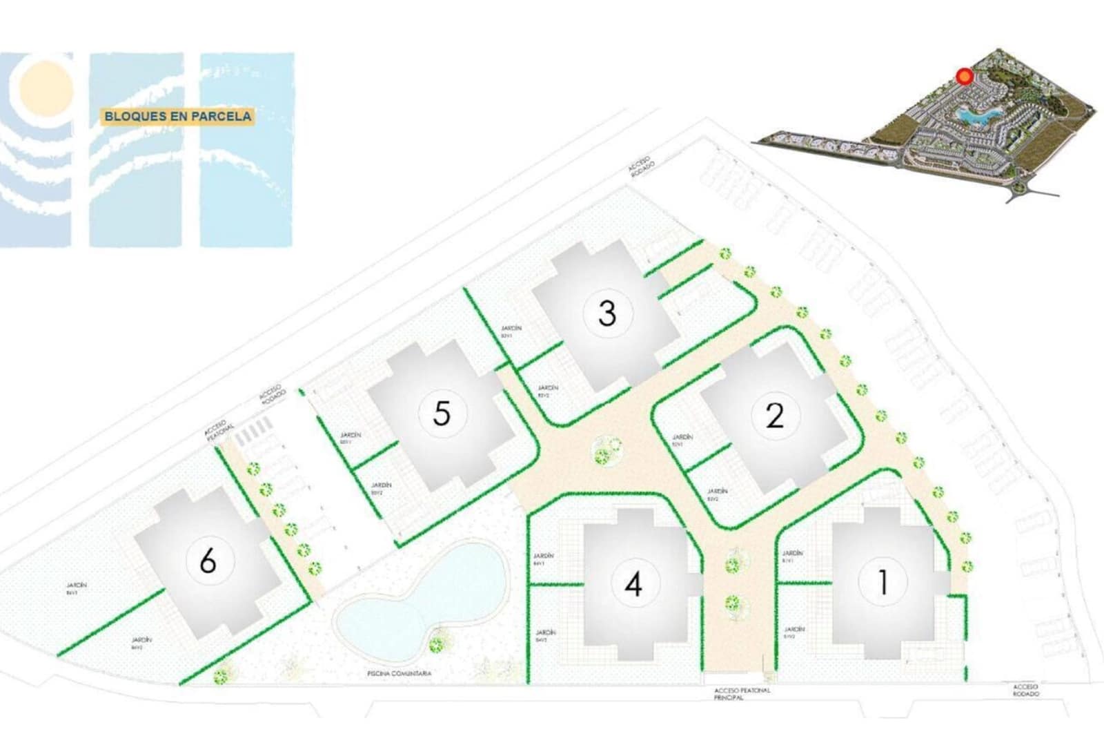 3 makuuhuone Huoneisto myytävänä paikassa Torre-Pacheco mukana uima-altaan - 399 900 € (Ref: 7514062)