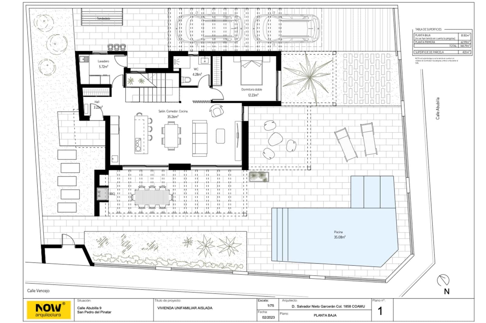 3 bedroom Villa for sale in San Pedro del Pinatar with pool - € 579,000 (Ref: 7593361)