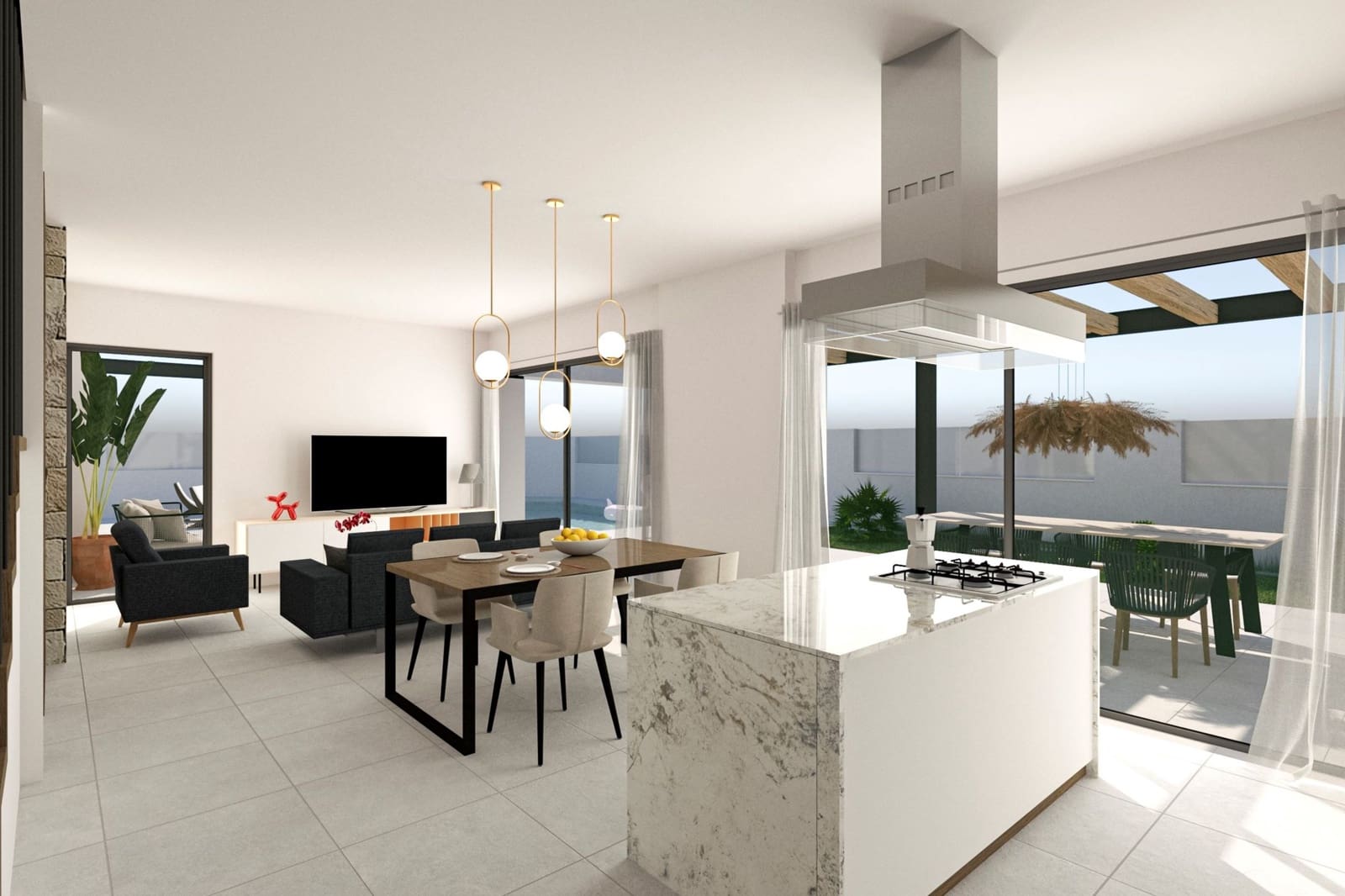 3 bedroom Villa for sale in San Pedro del Pinatar with pool - € 579,000 (Ref: 7593361)