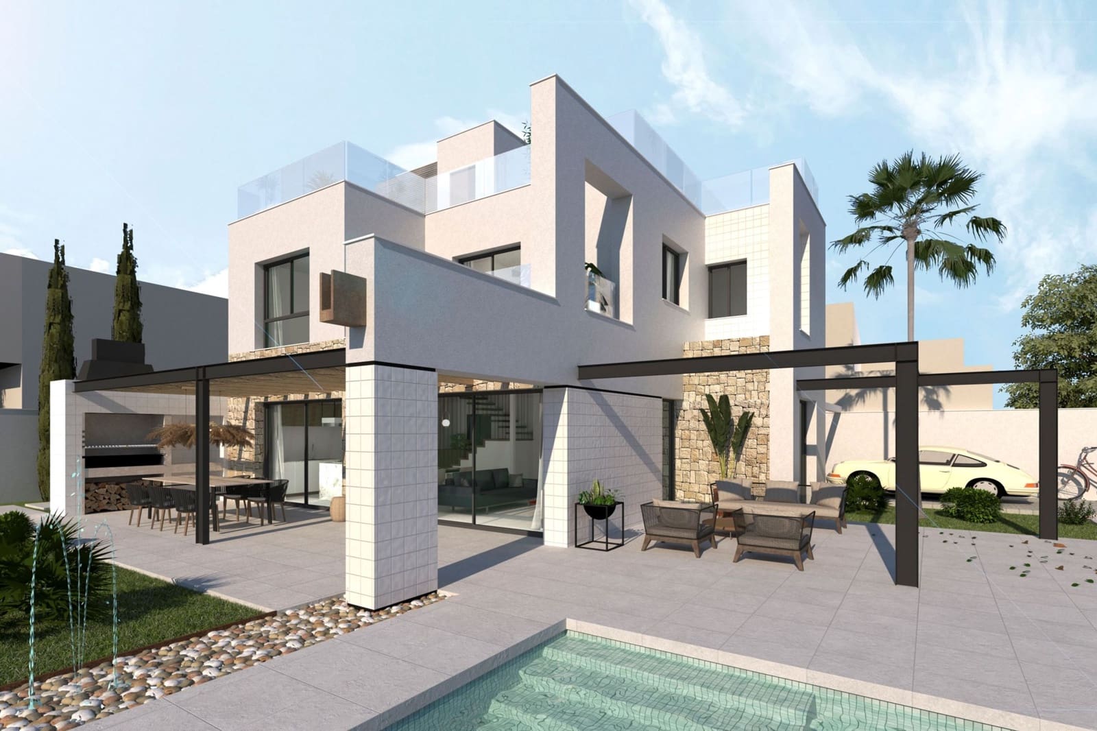 3 bedroom Villa for sale in San Pedro del Pinatar with pool - € 579,000 (Ref: 7593361)