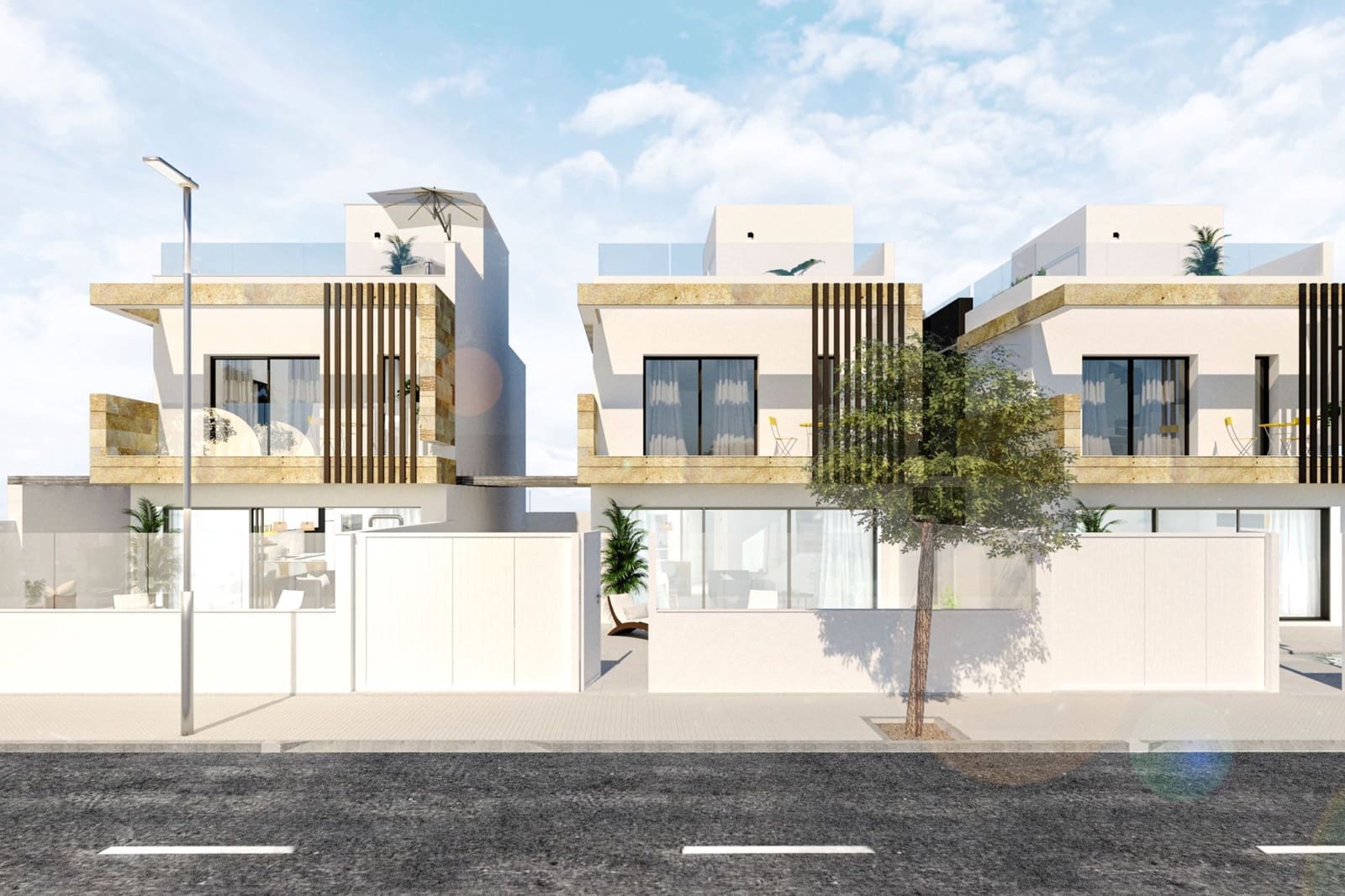 Chalet de 3 habitaciones en San Pedro del Pinatar en venta con piscina - 395.000 € (Ref: 7622594)