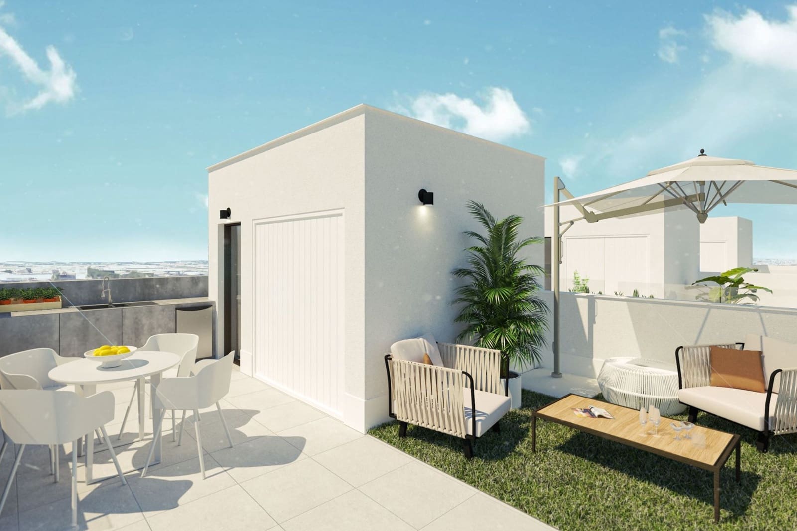 Chalet de 3 habitaciones en San Pedro del Pinatar en venta con piscina - 395.000 € (Ref: 7622594)