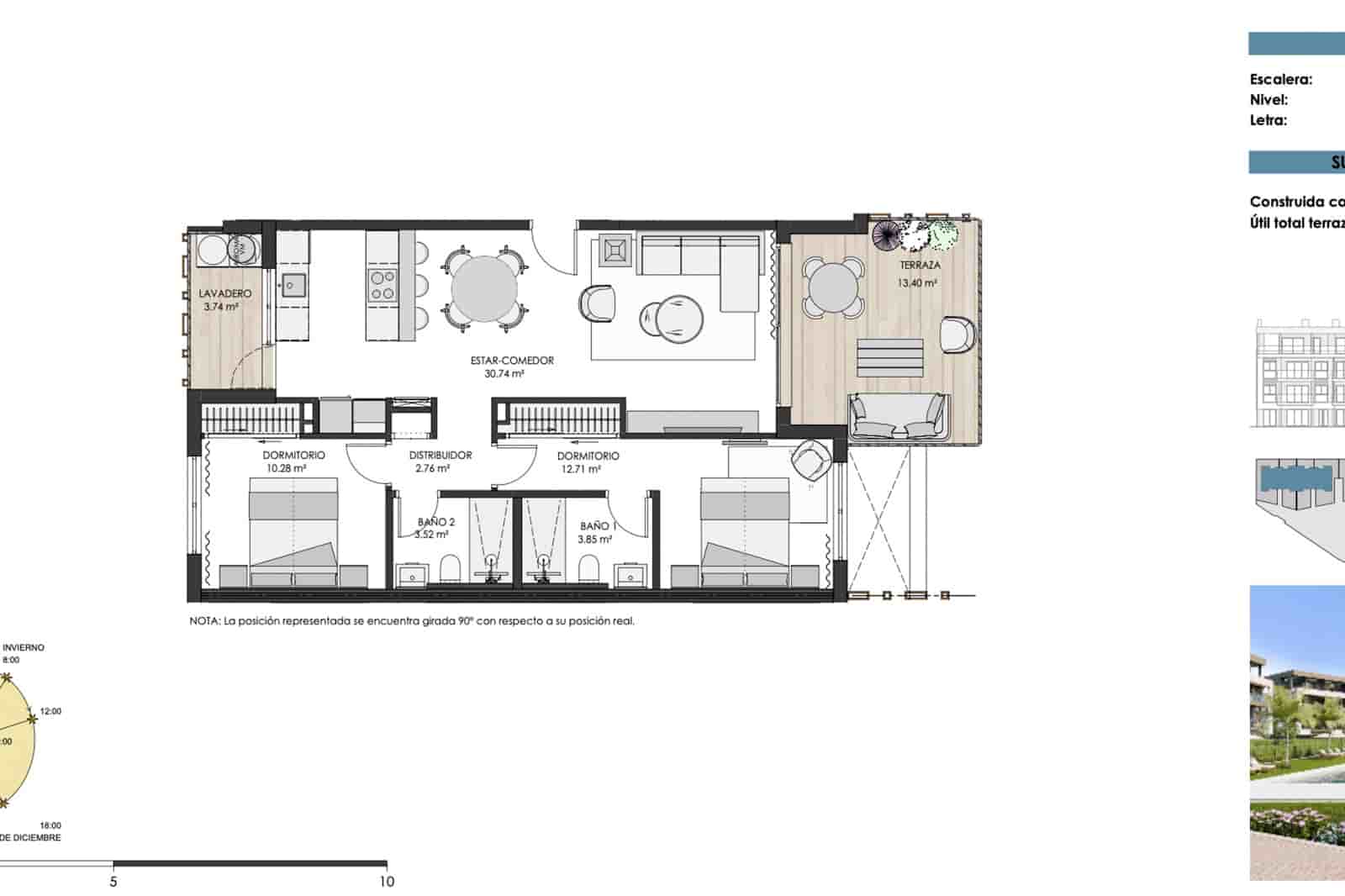 3 bedroom Apartment for sale in Torre-Pacheco with pool - € 325,000 (Ref: 7870641)