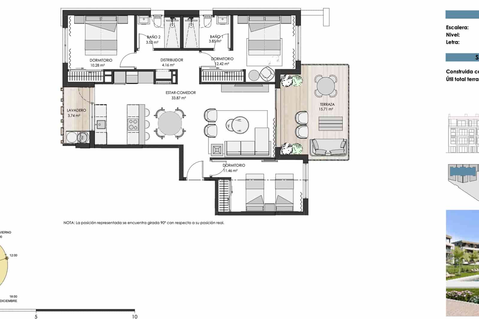 3 bedroom Apartment for sale in Torre-Pacheco with pool - € 325,000 (Ref: 7870641)