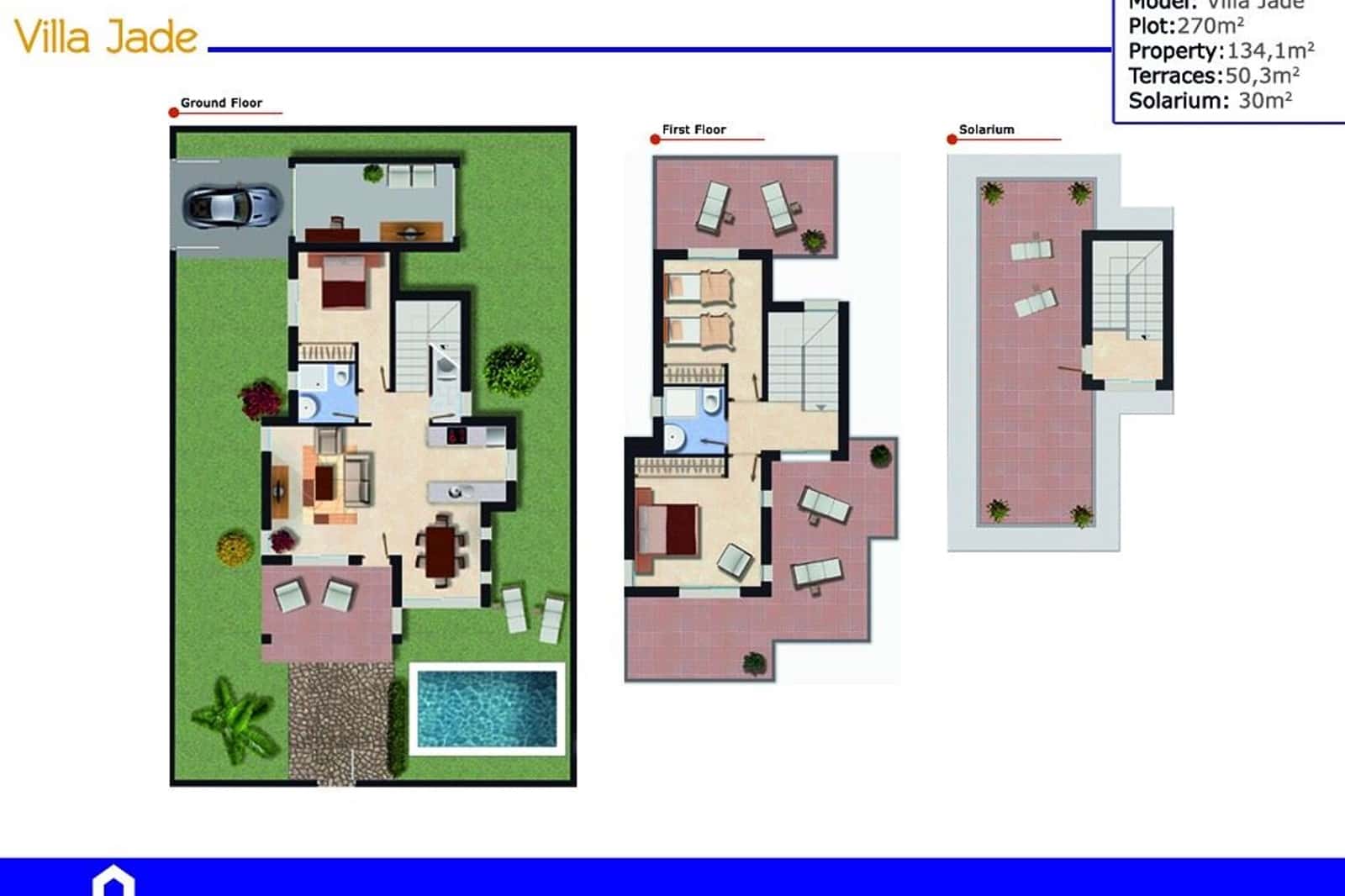3 slaapkamer Villa te koop in Los Alcazares met zwembad - € 544.841 (Ref: 8406213)