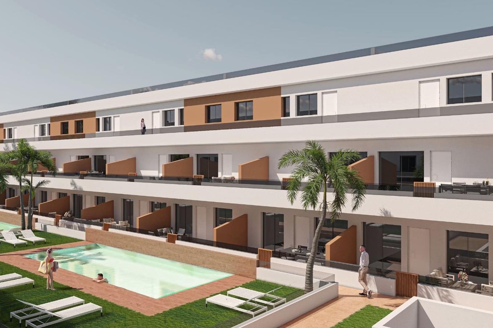 Apartamento de 3 habitaciones en San Pedro del Pinatar en venta con piscina - 250.000 € (Ref: 8512555)