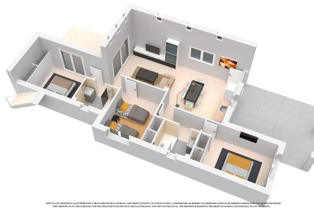 3 slaapkamer Villa te koop in Las Lomas de Rame - Bahía Bella, Los Alcázares - € 419.500 (Ref: 8723228)