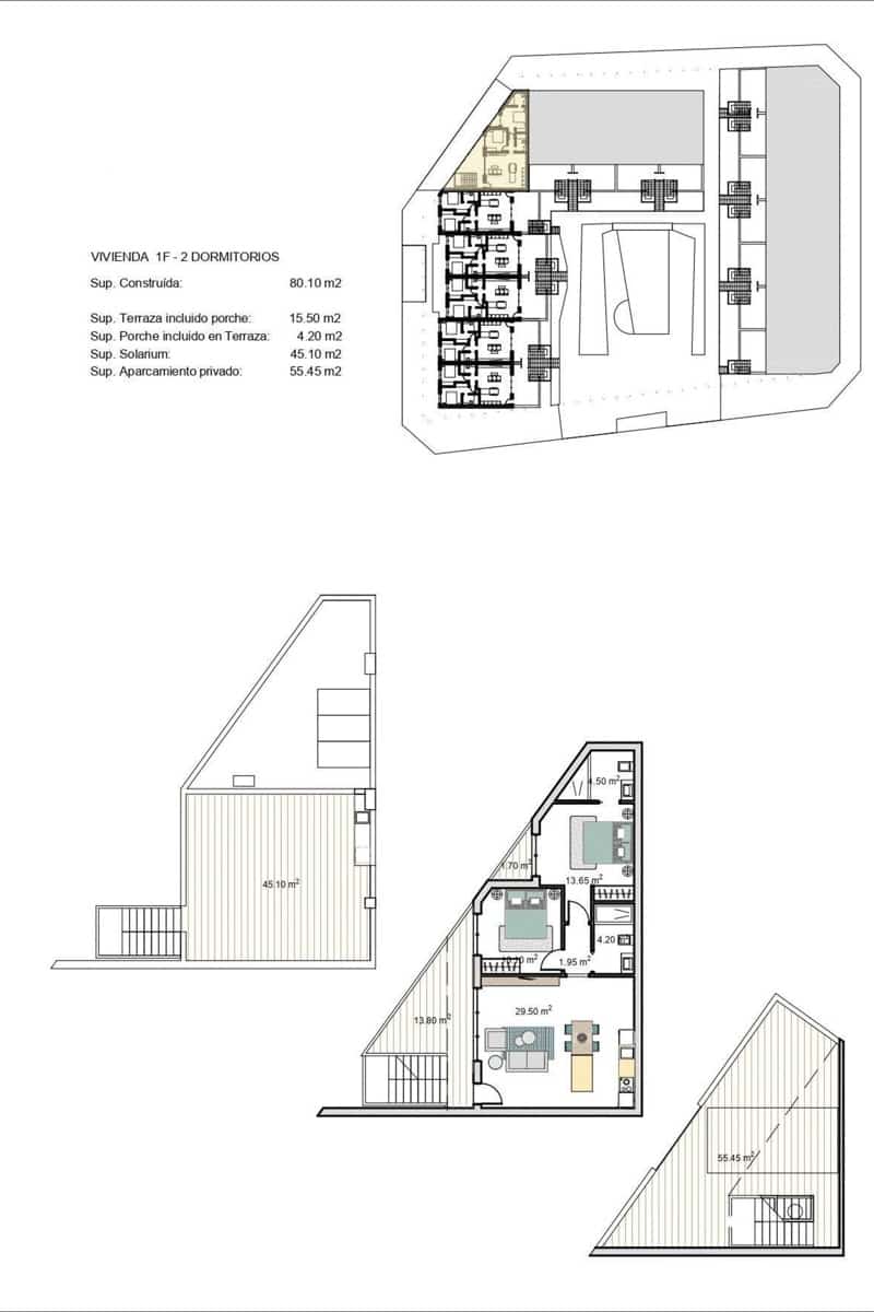 2 sovrum Lägenhet till salu i Roldan med pool - 238 000 € (Ref: 8913711)