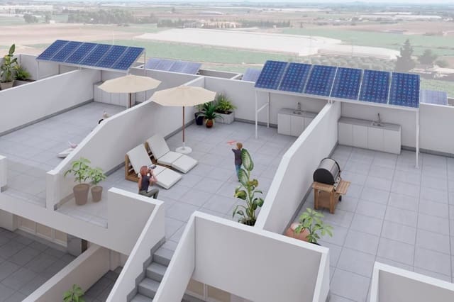 3 soveværelse Byhus til salg i Roldan, Torre-Pacheco med swimmingpool - € 233.000 (Ref: 8913712)