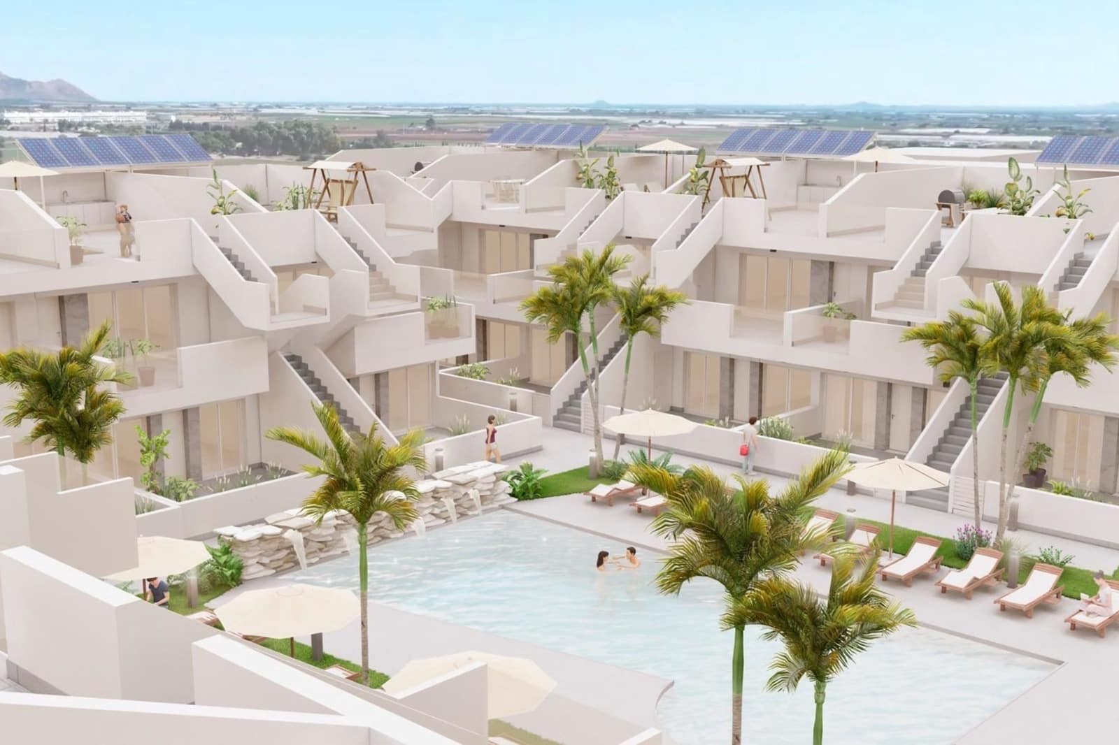 3 soveværelse Byhus til salg i Roldan med swimmingpool - € 223.000 (Ref: 8913712)