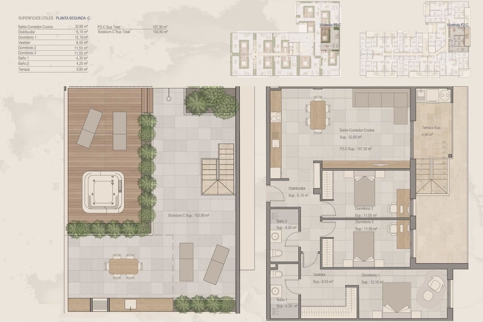 Apartamento de 3 habitaciones en Torre-Pacheco en venta con piscina - 253.000 € (Ref: 8920031)