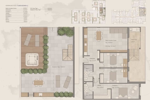 Apartamento de 3 habitaciones en Torre-Pacheco en venta con piscina - 253.000 € (Ref: 8920031)