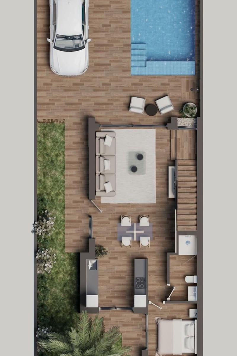 3 makuuhuone Huvila myytävänä paikassa San Pedro del Pinatar mukana uima-altaan - 479 900 € (Ref: 8936170)