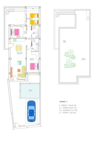 3 soveværelse Villa til salg i Ciudad, San Javier med swimmingpool - € 329.900 (Ref: 9161810)