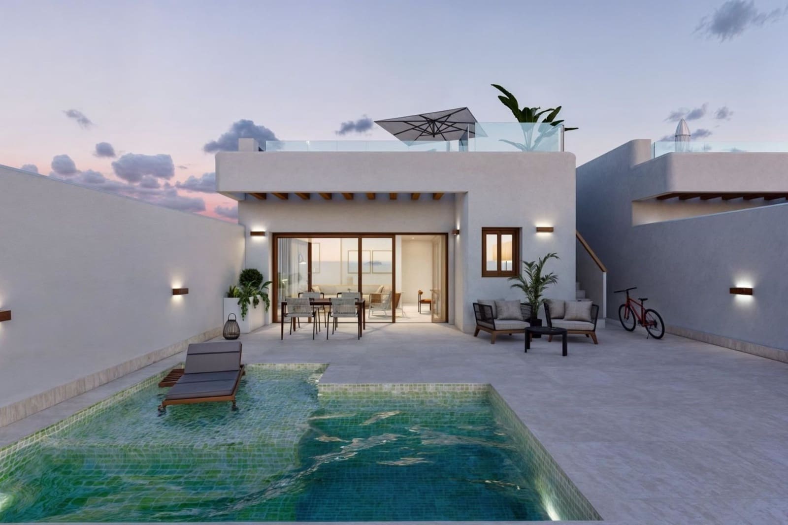 2 bedroom Villa for sale in Torre-Pacheco with pool - € 264,900 (Ref: 9192843)