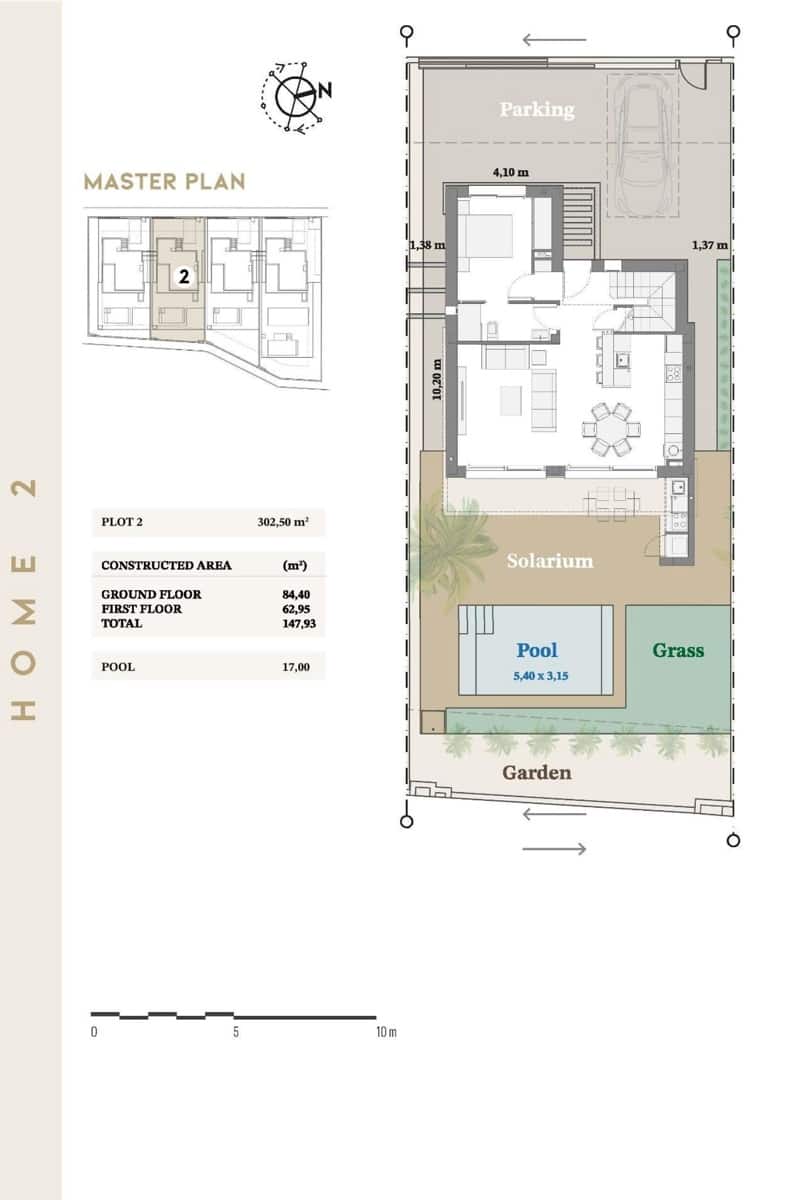 3 sypialnia Willa na sprzedaż w Santiago de la Ribera z basenem - 585 000 € (Ref: 9373670)