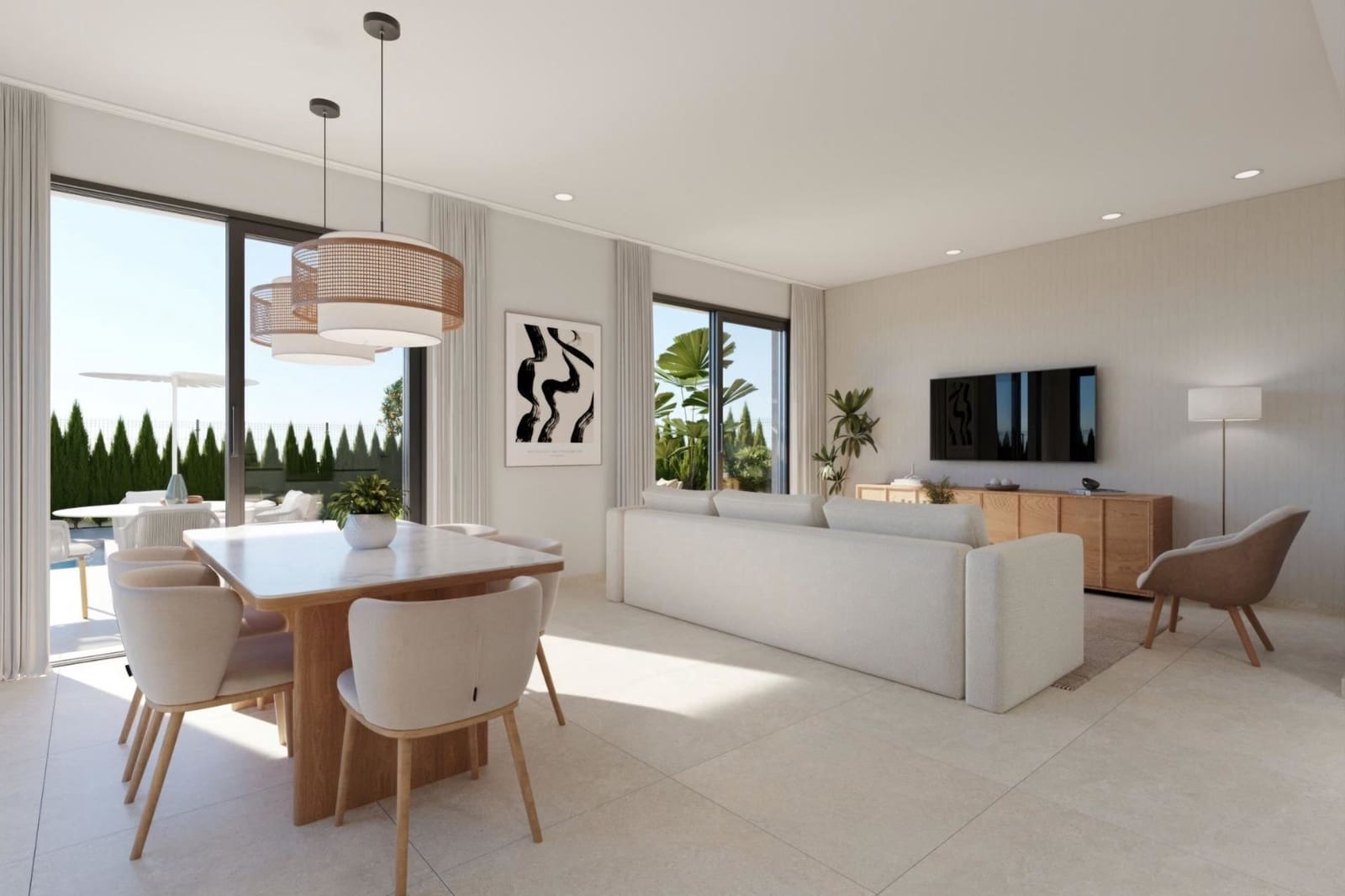 2 bedroom Villa for sale in Fuente Alamo de Murcia with pool - € 279,900 (Ref: 9444639)