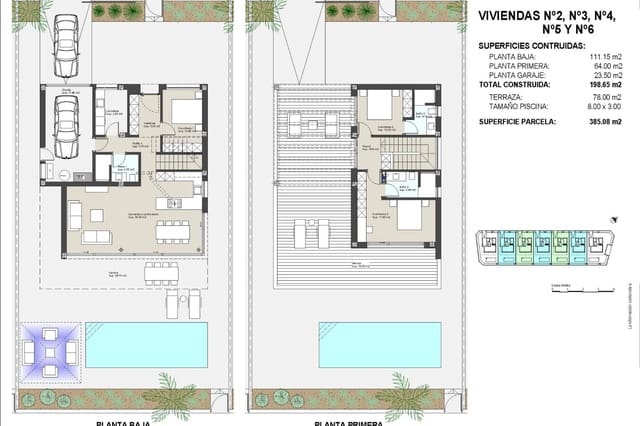 3 soverom Villa til salgs i Roldan, Torre-Pacheco med svømmebasseng - € 995 000 (Ref: 9480683)
