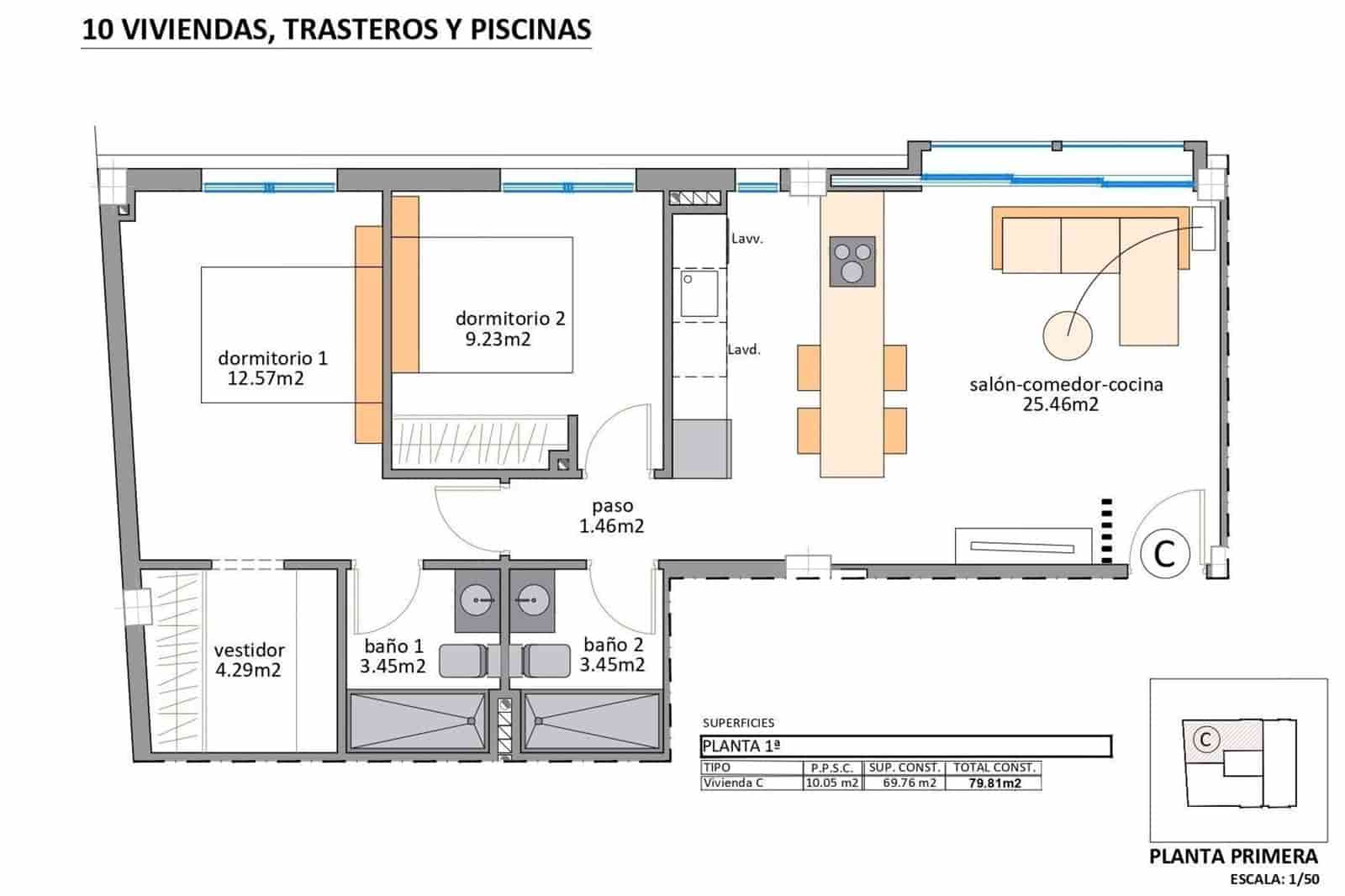 2 bedroom Apartment for sale in Lo Pagan with pool - € 208,900 (Ref: 9496404)
