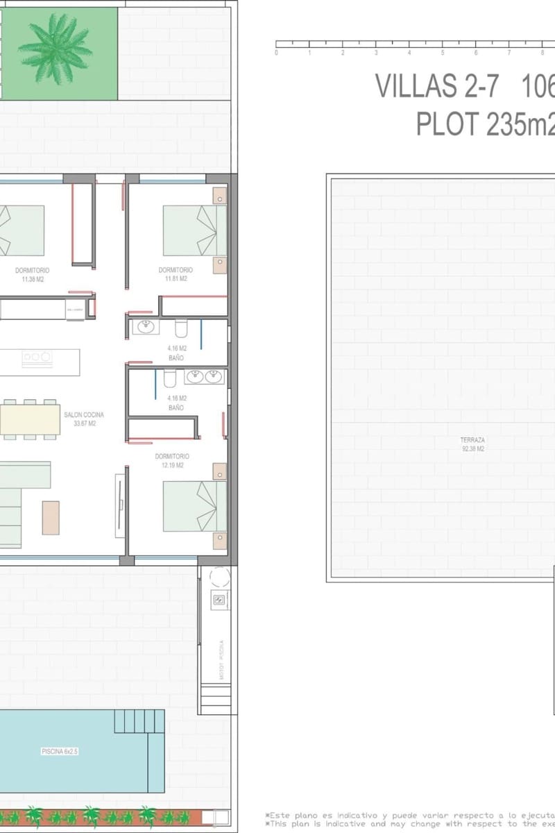 3 soveværelse Villa til salg i Los Alcazares med swimmingpool - € 499.900 (Ref: 9500272)