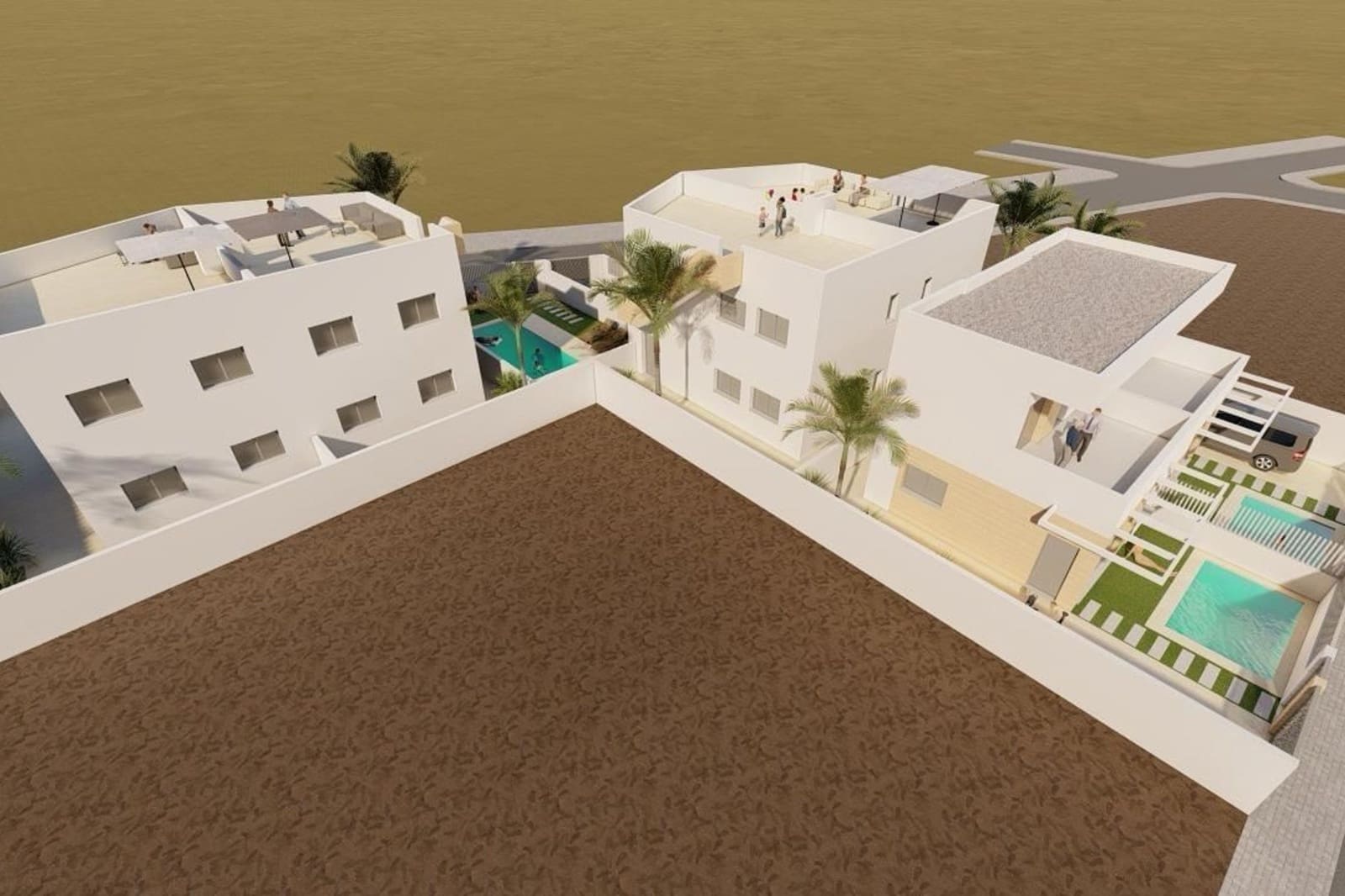 Chalet de 2 habitaciones en Puerto de Mazarron en venta con piscina - 265.000 € (Ref: 9539007)