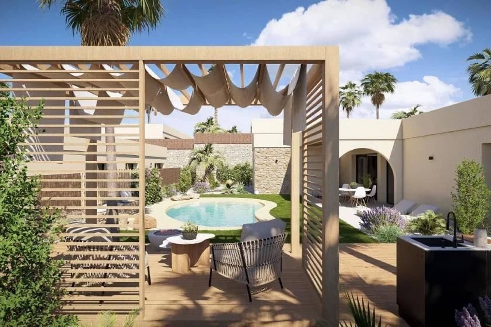 3 sovrum Villa till salu i Banos y Mendigo med pool - 450 000 € (Ref: 9572204)