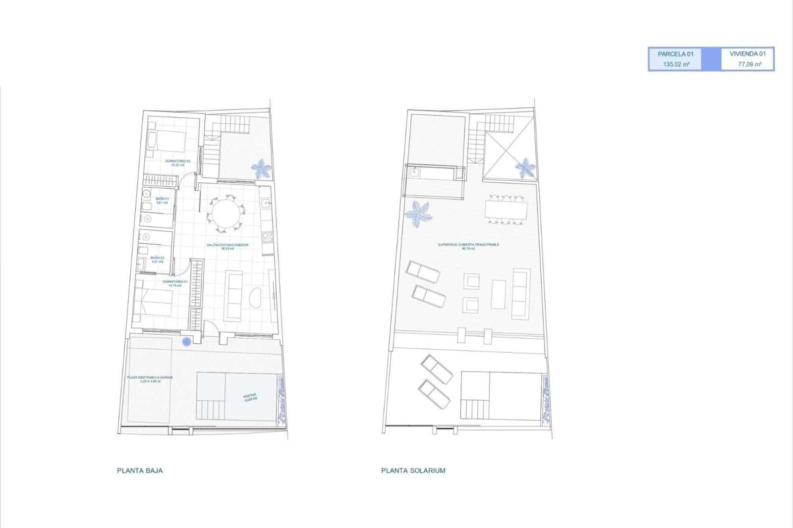 2 sovrum Hus till salu i Roldan med pool - 274 900 € (Ref: 9580347)
