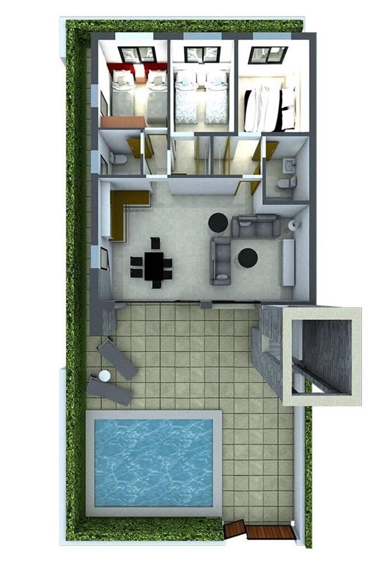 3 slaapkamer Villa te koop in La Pinilla met zwembad - € 269.780 (Ref: 9628049)