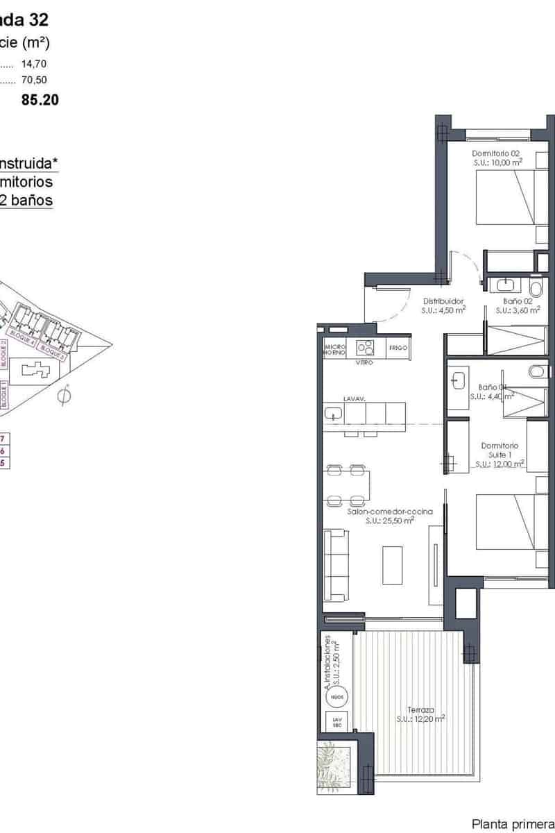 2 soveværelse Lejlighed til salg i Los Alcazares med swimmingpool - € 299.000 (Ref: 9672235)