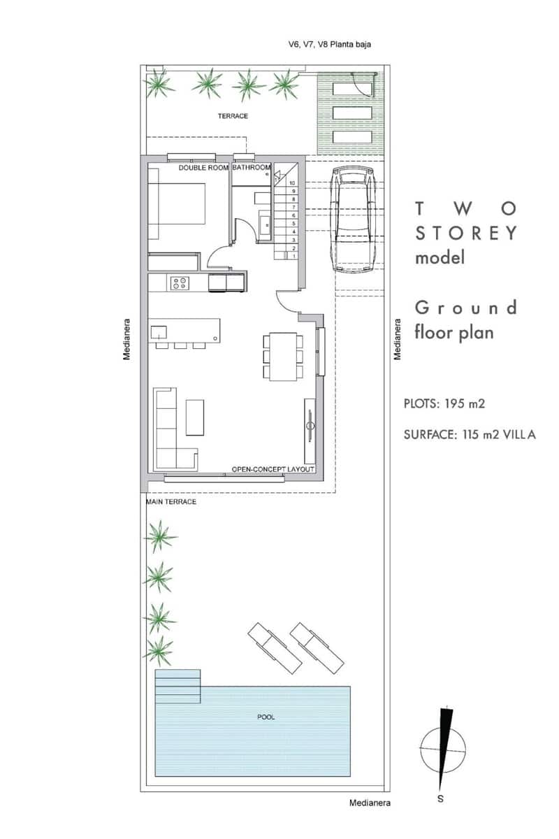 Chalet de 3 habitaciones en Los Alcázares en venta con piscina - 429.000 € (Ref: 9731372)