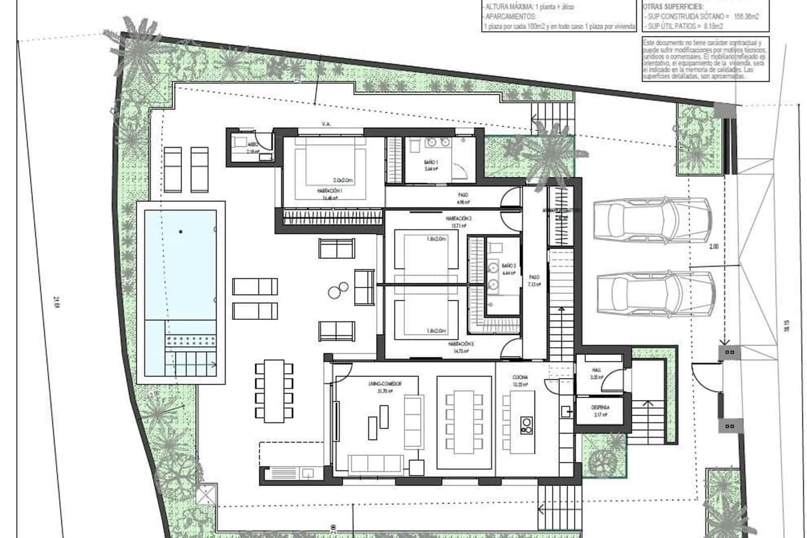 3 chambre Villa/Maison à vendre à Torre-Pacheco avec piscine - 1 613 000 € (Ref: 9749204)